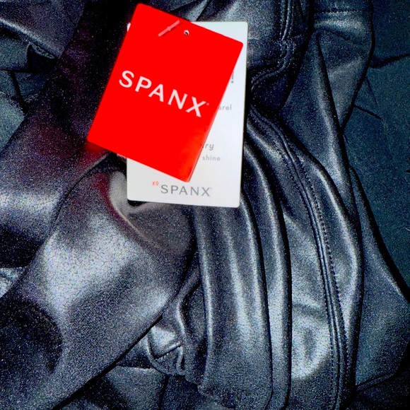 NWT 2437 SPANX Shape Don’t Faux Get Very Black Large contour power waistband $98 - Picture 11 of 16